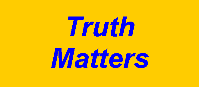 Text Box: Truth Matters